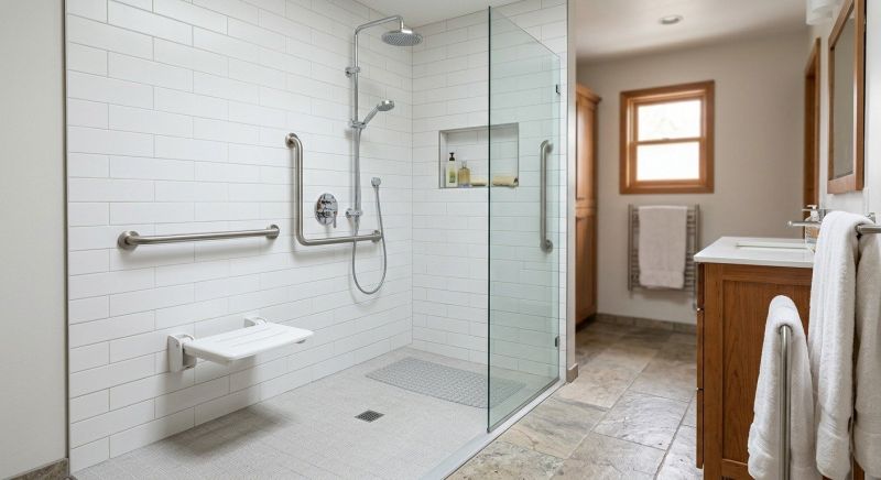 Elderly Shower Installation in Framingham, MA